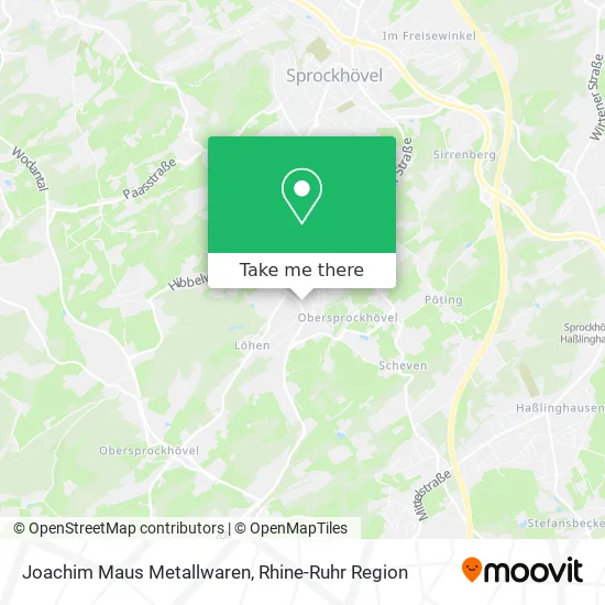 Карта Joachim Maus Metallwaren