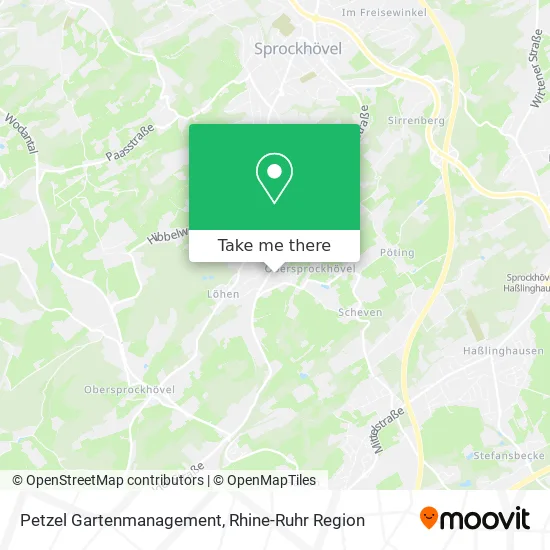 Petzel Gartenmanagement map