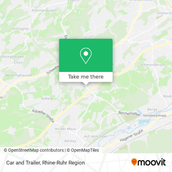 Car and Trailer map