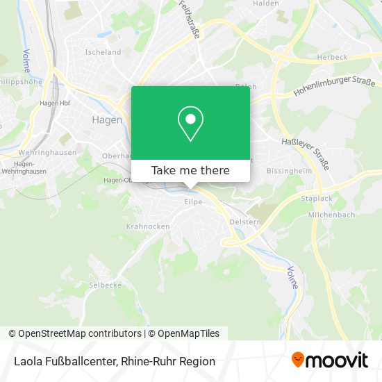Laola Fußballcenter map