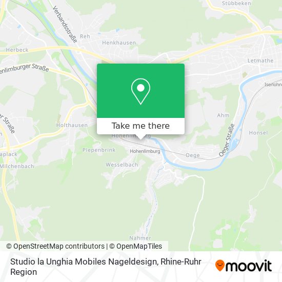 Карта Studio la Unghia Mobiles Nageldesign