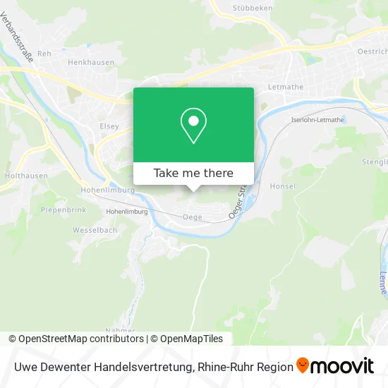 Карта Uwe Dewenter Handelsvertretung