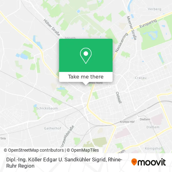 Карта Dipl.-Ing. Köller Edgar U. Sandkühler Sigrid