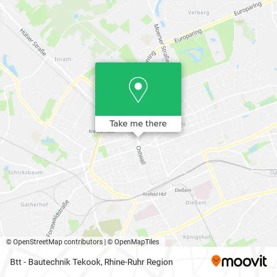 Карта Btt - Bautechnik Tekook