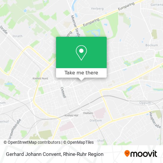 Gerhard Johann Convent map