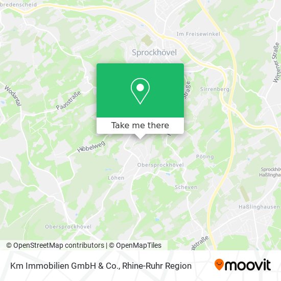 Km Immobilien GmbH & Co. map