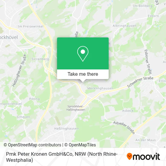 Pmk Peter Kronen GmbH&Co map