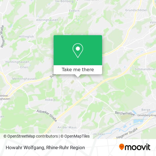 Howahr Wolfgang map