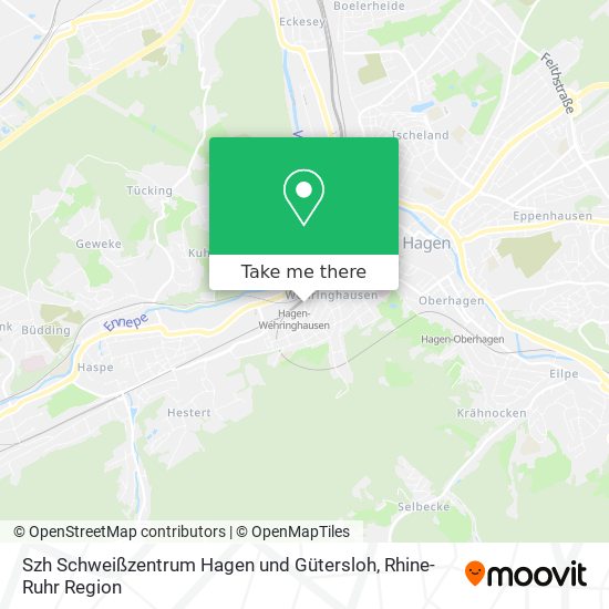 Szh Schweißzentrum Hagen und Gütersloh map