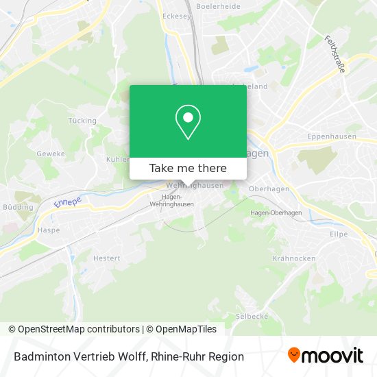 Badminton Vertrieb Wolff map