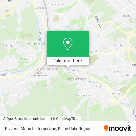 Pizzeria Maria Lieferservice map