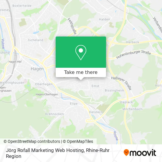 Карта Jörg Rofall Marketing Web Hosting