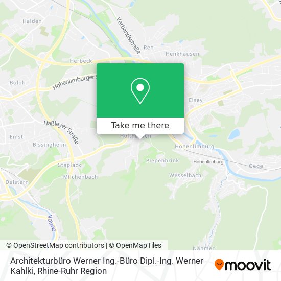 Architekturbüro Werner Ing.-Büro Dipl.-Ing. Werner Kahlki map