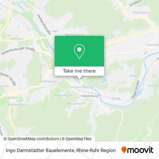 Карта Ingo Darmstädter Bauelemente