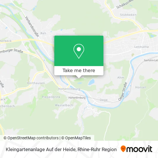 Карта Kleingartenanlage Auf der Heide