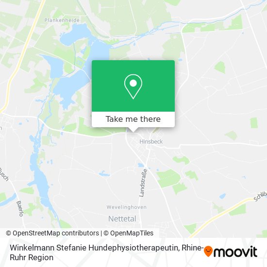 Winkelmann Stefanie Hundephysiotherapeutin map