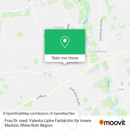 Frau Dr. med. Valeska Lipke Fachärztin für Innere Medizin map