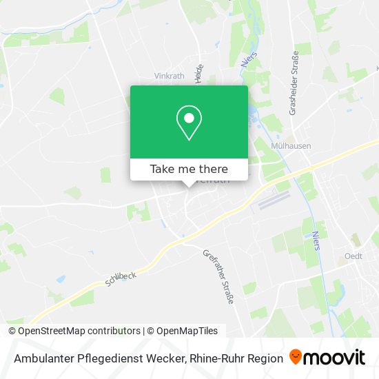 Ambulanter Pflegedienst Wecker map