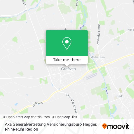 Axa Generalvertretung Versicherungsbüro Hegger map