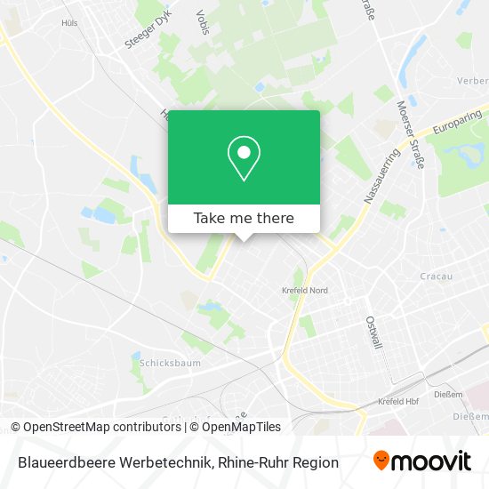 Blaueerdbeere Werbetechnik map