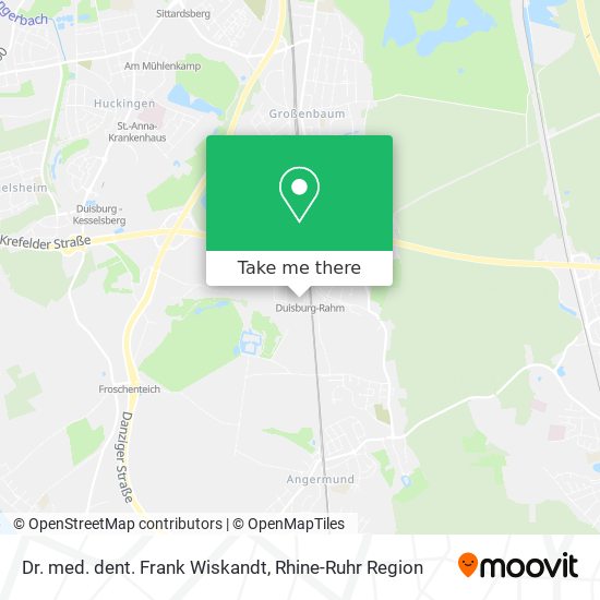 Dr. med. dent. Frank Wiskandt map