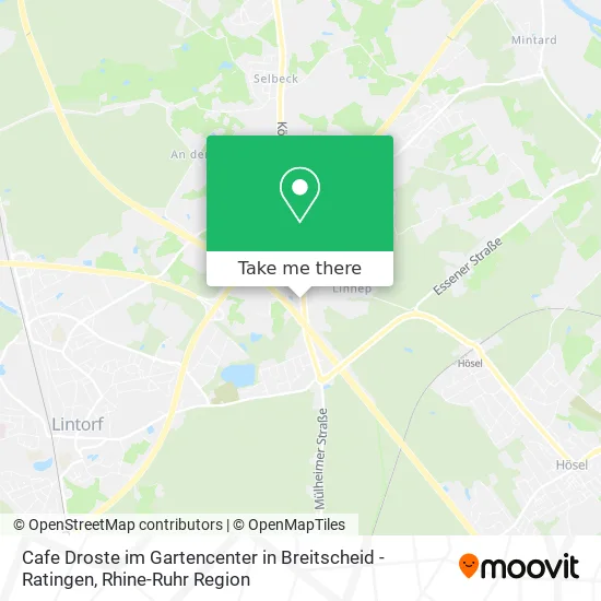 Карта Cafe Droste im Gartencenter in Breitscheid - Ratingen