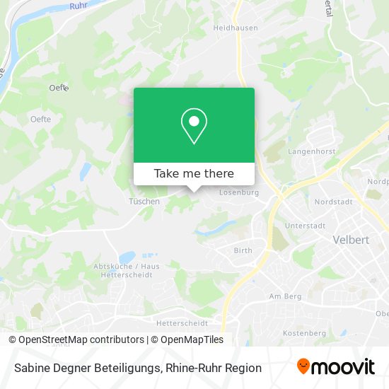 Sabine Degner Beteiligungs map