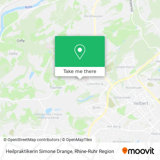 Карта Heilpraktikerin Simone Drange