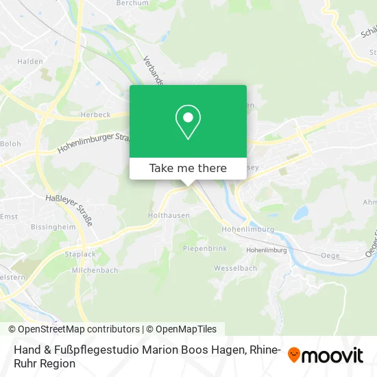 Карта Hand & Fußpflegestudio Marion Boos Hagen