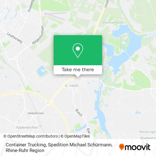 Container Trucking, Spedition Michael Schürmann map