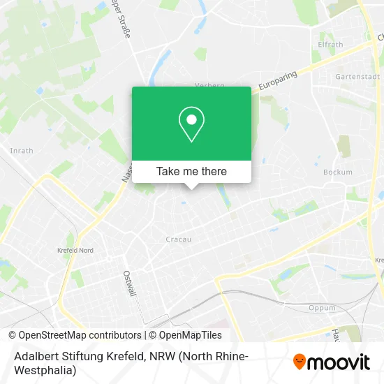Карта Adalbert Stiftung Krefeld