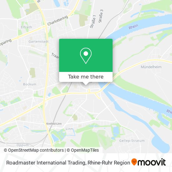 Roadmaster International Trading map