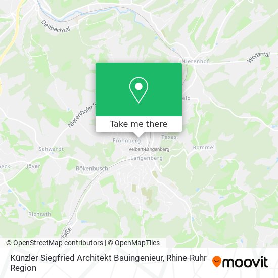 Künzler Siegfried Architekt Bauingenieur map