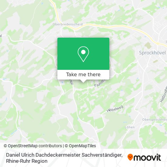 Карта Daniel Ulrich Dachdeckermeister Sachverständiger