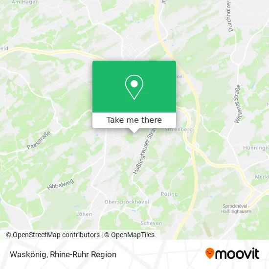 Карта Waskönig