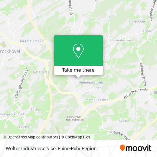 Wolter Industrieservice map