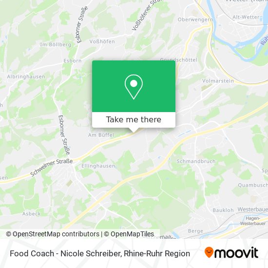 Food Coach - Nicole Schreiber map