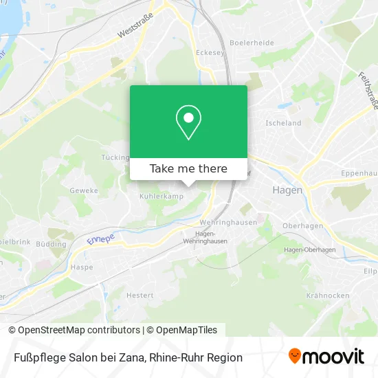 Карта Fußpflege Salon bei Zana