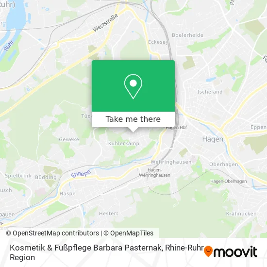 Карта Kosmetik & Fußpflege Barbara Pasternak