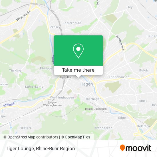 Tiger Lounge map