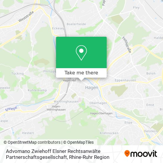 Advomano Zwiehoff Elsner Rechtsanwälte Partnerschaftsgesellschaft map