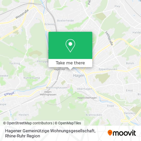 Hagener Gemeinützige Wohnungsgesellschaft map