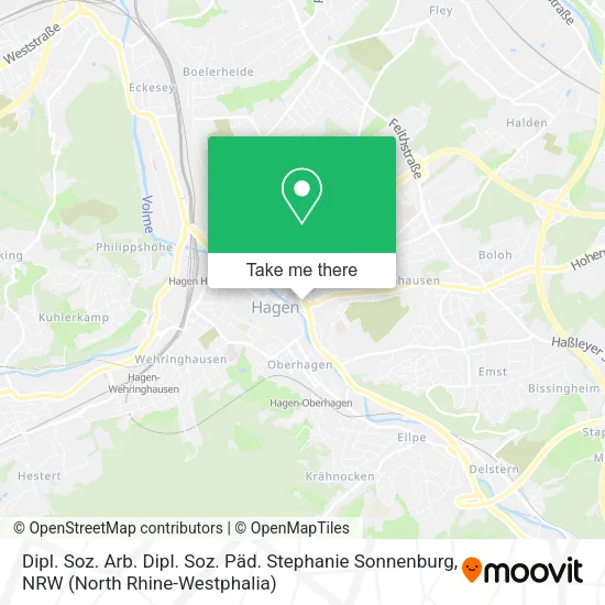 Карта Dipl. Soz. Arb. Dipl. Soz. Päd. Stephanie Sonnenburg