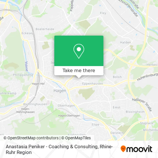 Карта Anastasia Peniker - Coaching & Consulting