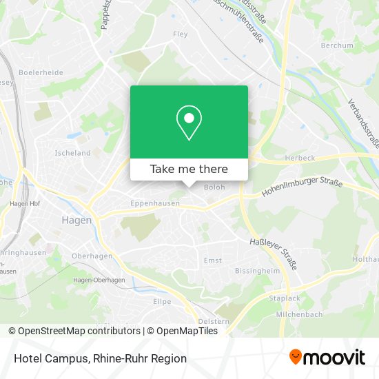 Hotel Campus map