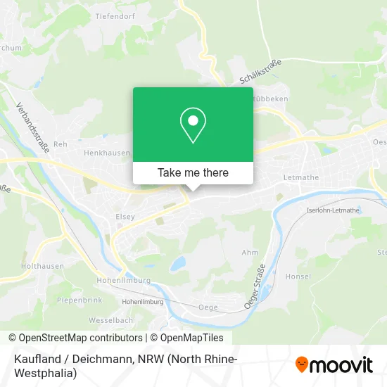 Kaufland / Deichmann map
