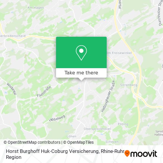 Horst Burghoff Huk-Coburg Versicherung map