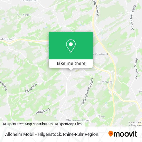 Alloheim Mobil - Hilgenstock map