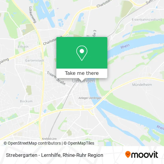 Карта Strebergarten - Lernhilfe