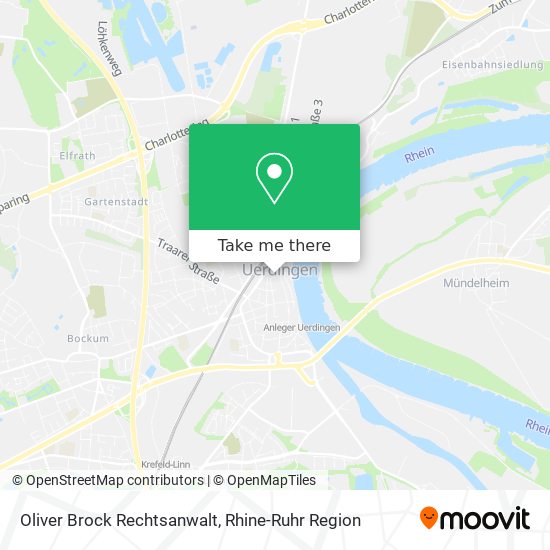 Oliver Brock Rechtsanwalt map